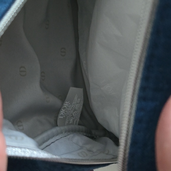New never used DIOR denim bag ..the "It bag" Dior denim pouch bag Star - Picture 5 of 6